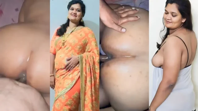 Horny Desi Bhabhi with a juicy bubble ass gets her tight asshole drilled hard