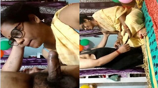 Desi Riya Bhabhi Sucking and Hard Fucked By Hubby