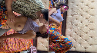 Hot Desi College Girl Blowjob and Ridding Dick