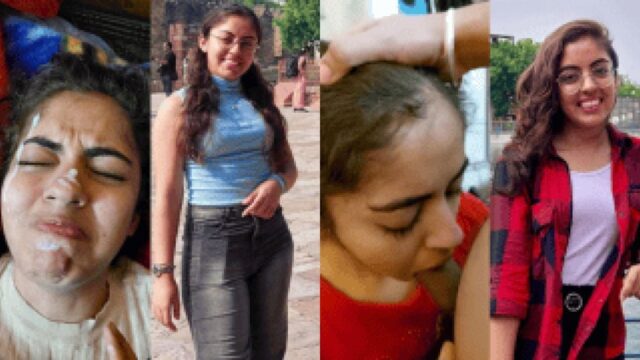 Tamil hot college babe erotic juicy and wet blowjob to bf and cum on face