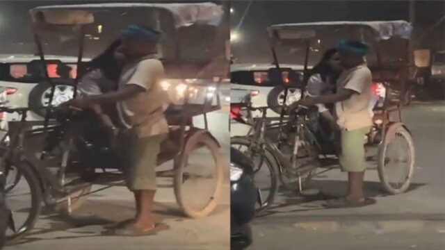 Horny Randi Bhabhi ne Rikshawala ko Handjob Diya Trending Viral MMS Free Video