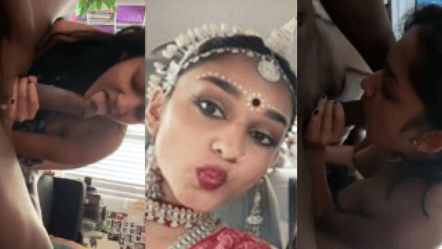 Traditional South Indian Classical Dancer Turns Shameless and Fucking Big Cock Lover