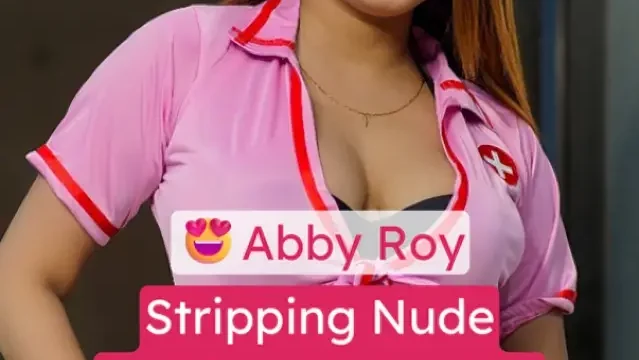 Abby Roy Leaked Video Strips Teasing Big Boobs And Flashing Tight Pussy