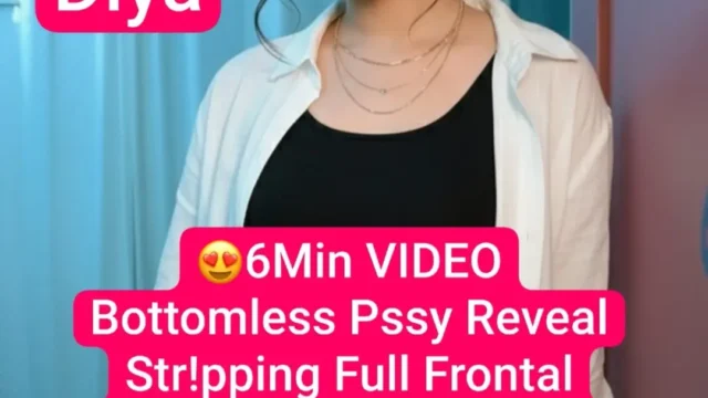 Beautiful Insta Model Diya Goes Fully Nude on TangoLive Showing Wet Pussy and Boobs