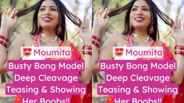 Bengali Model Moumita Saha Nude Showing Her Boobs