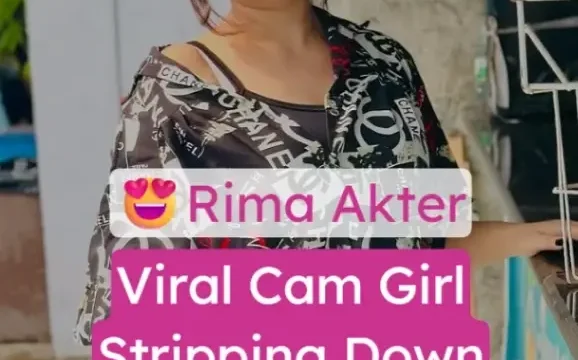 Chubby Cam Girl Rima Akter Nude Stripping Down to Tease Her Big Boobs