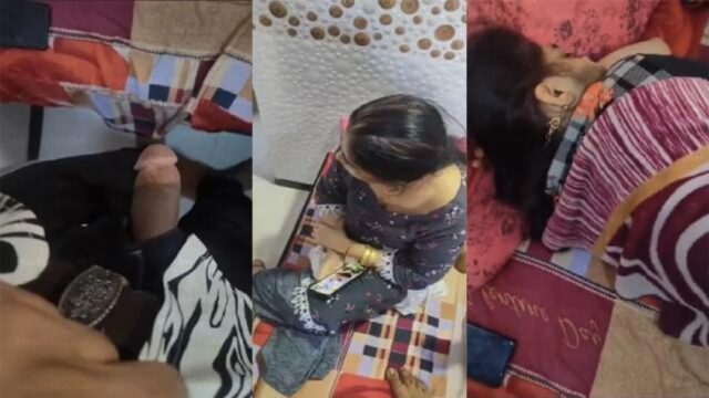 Tamil family incest sex Mom Cleavage Captured Secretly by son viral mms