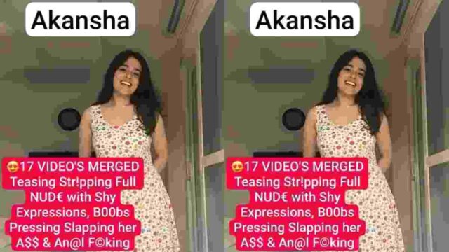 Desi NRI Girl Akanksa Nude Merged Video 17 Clips