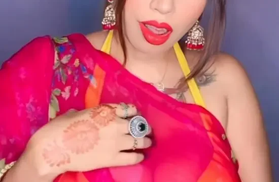 Hot Bong Model Moumita Strips Naked, Gets Topless and Squeezes Her Big Boobs Hard