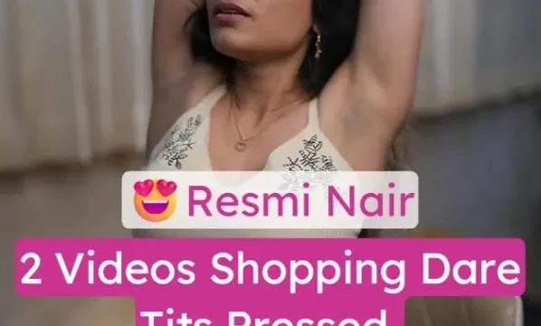 Resmi Nair 2 Videos Shopping Dare Tits Pressed While Blowing Hard Cock