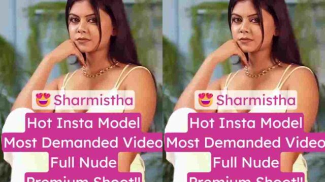 Sarmistha Barik Fully Nude Teasing Her Wet Pussy and Boobs