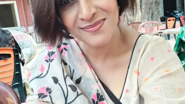Sexy MILF Sanchita Sajjan Makes Her Big Boobs Visible In See-Through Dancing Semi Nude