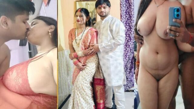 Gujarati Cheating BBW Randi Wife Standing Fuck with Cuckold Husband Friend