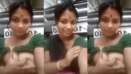 Cheating Desi Bhabhi Lets Her Huge Tits Hang Out for Secret Lover