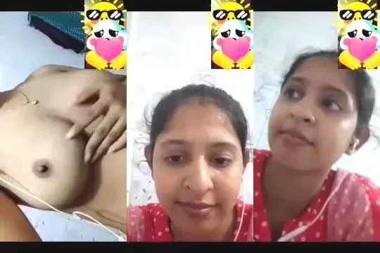 Desi Girlfriend Nude Video Call Her Huge Natural Tits For BF