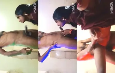 Desi Village Wife Big Boobs Sloppy Blowjob Fucked Hard