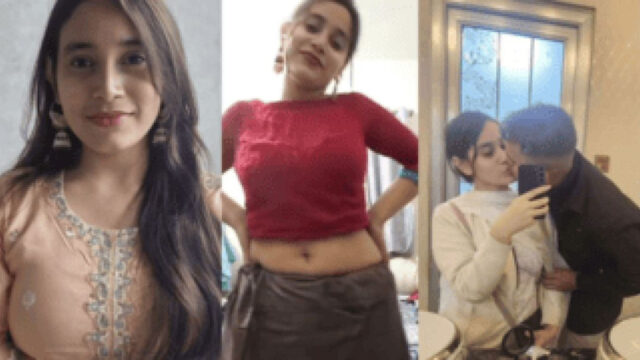 Hot Desi Girl Strips Red Saree and Plays with Boobies and Wet Pussy on Live Video Call