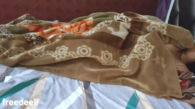 indian Step Son and StepMom Share Bed Real Sex